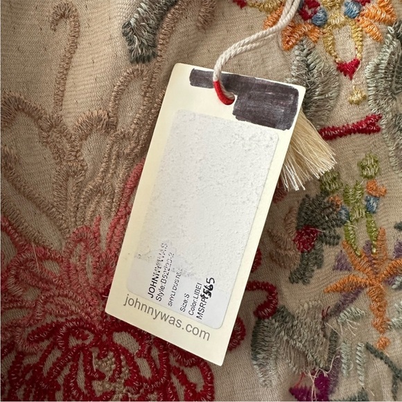 Shyli Biya Duster Johnny Was S NWT - Picture 4 of 6